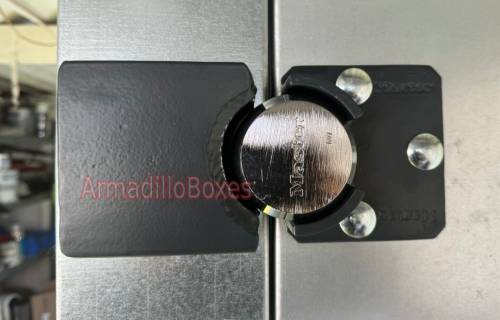 To stop/delay and deter grinder attacks reinforced masterlock